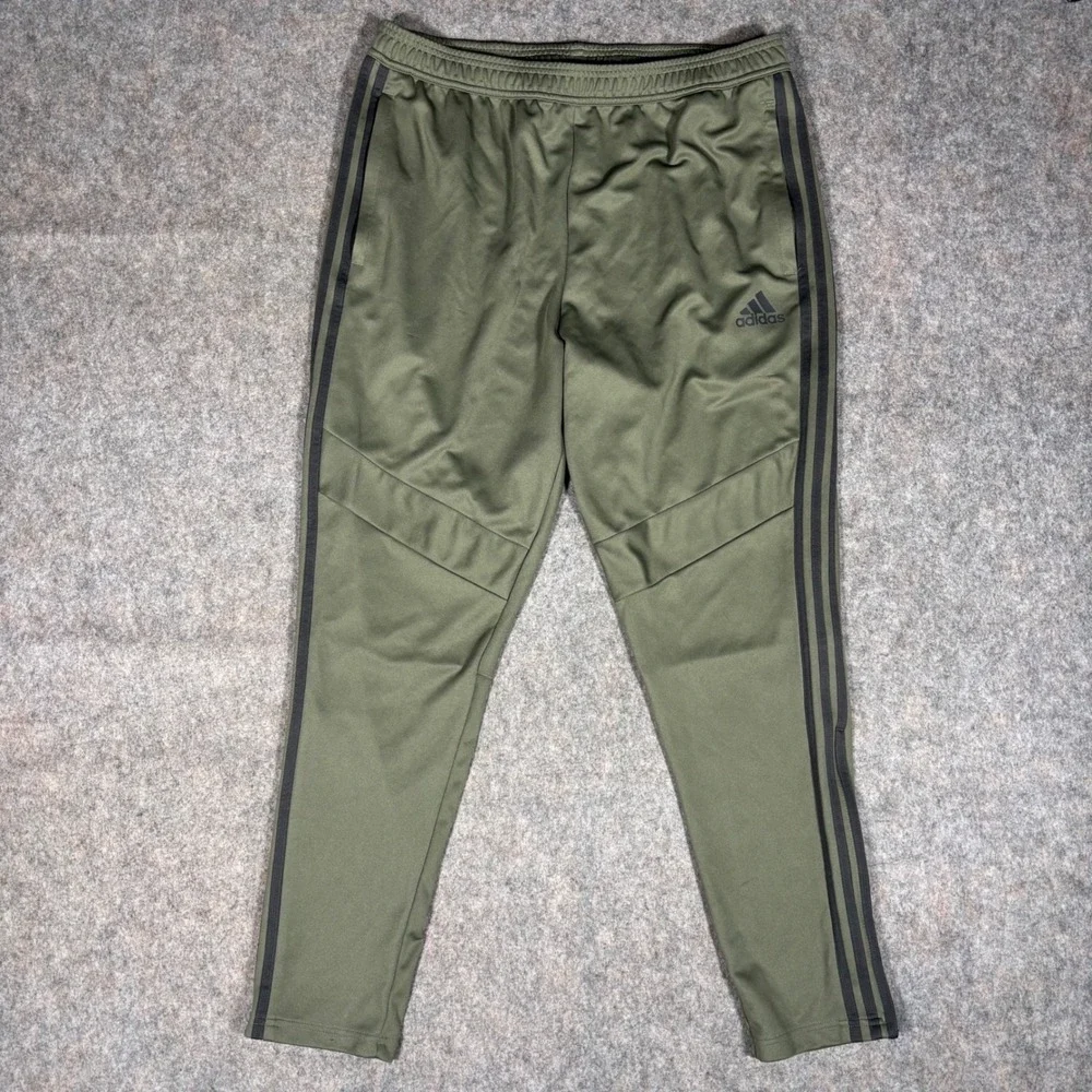 Adidas Tiro Track Pants Mens XL Olive Green AEROREADY Joggers Soccer Training